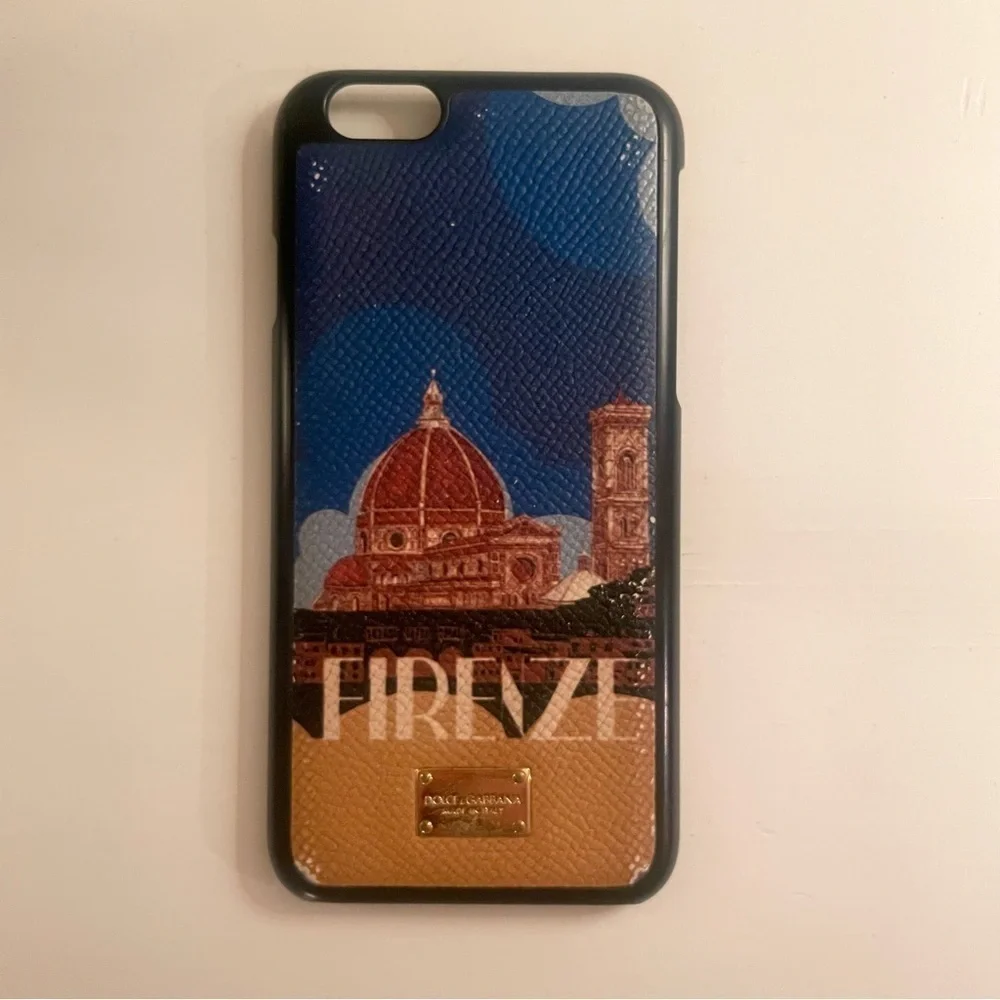 DOLCE & GABBANA “Firenze” leather phone case for iPhone 6/6S​​​​​​​